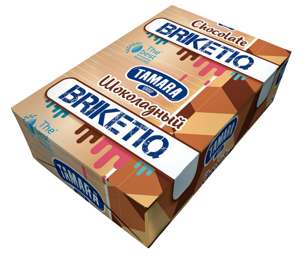 «BRIKETIQ» chocolate ice cream